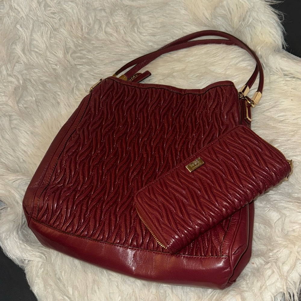 COACH BAG SET USE ONCE LIKE NEW - Picture 1 of 15